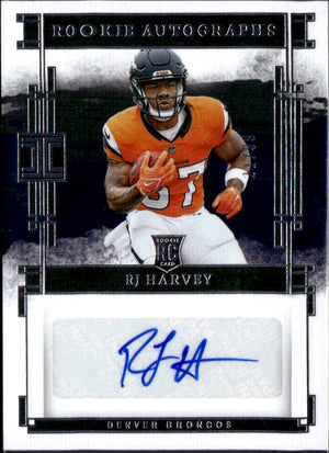 Rj Harvey RC 2025 Impeccable Rookie Auto SP 21/99