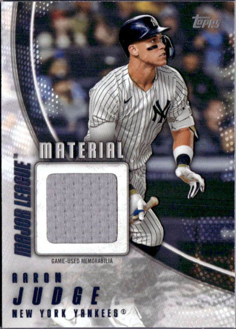 Aaron Judge 2025 Topps Major League Material Game Used Patch-1