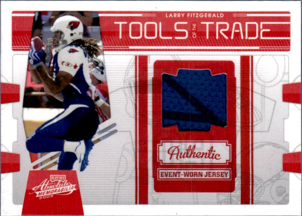 Larry Fitzgerald 2009 Playoff Absolute Tools Of The Trade Game Used Patch SP 167/250