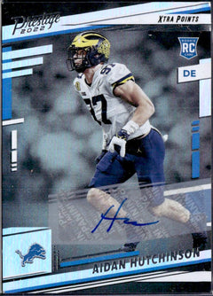 Aidan Hutchinson RC 2022 Panini Prestige Xtra Points Rookie Auto #312-1