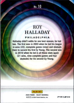 Roy Halladay 2024 Panini Select Color Wheel Case Hit SSP #10-2