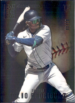 Julio Rodriguez RC 2022 Panini Capstones Black Artist's Proof Rookie SP 8/10-1