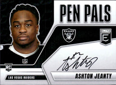 Ashton Jeanty RC 2025 Donruss Elite Pen Pals Rookie Auto-1