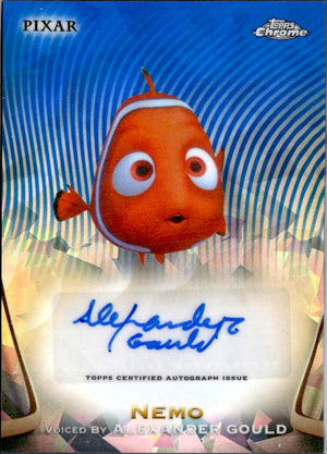 Alexander Gould As Nemo 2025 Topps Chrome Sapphire Disney Auto