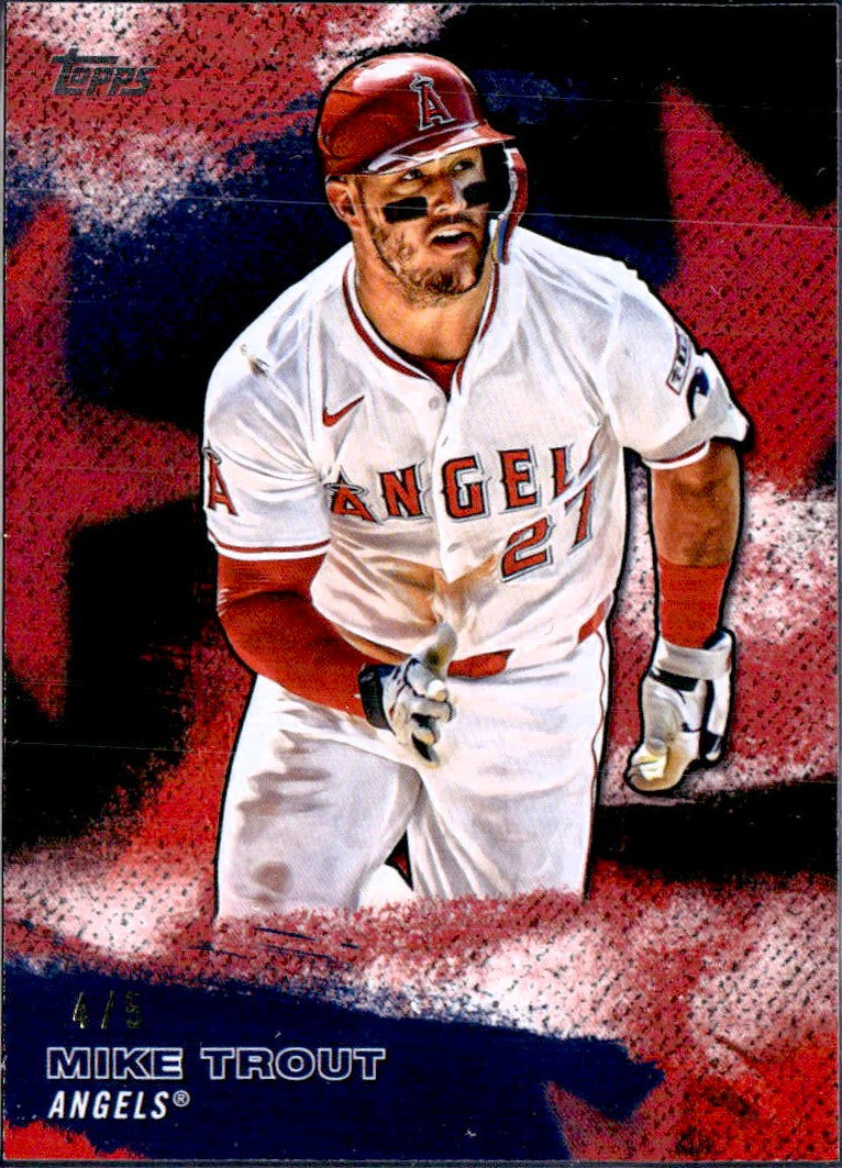 Mike Trout 2026 Topps Red Foil Stars Of MLB SP 4/5-1