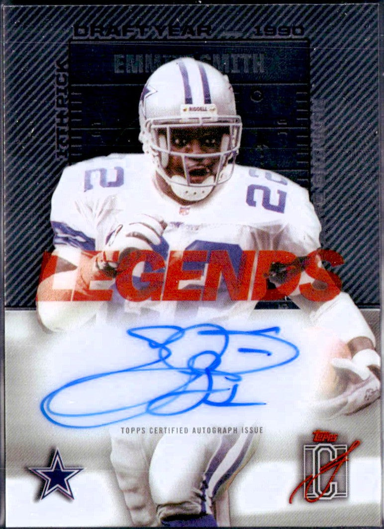 Emmitt Smith 2025 Topps Signature Class Clear Auto-1