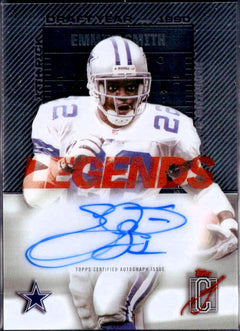 Emmitt Smith 2025 Topps Signature Class Clear Auto-1