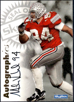 Mike Vrabel RC 1997 Skybox Autographics Rookie Auto-1