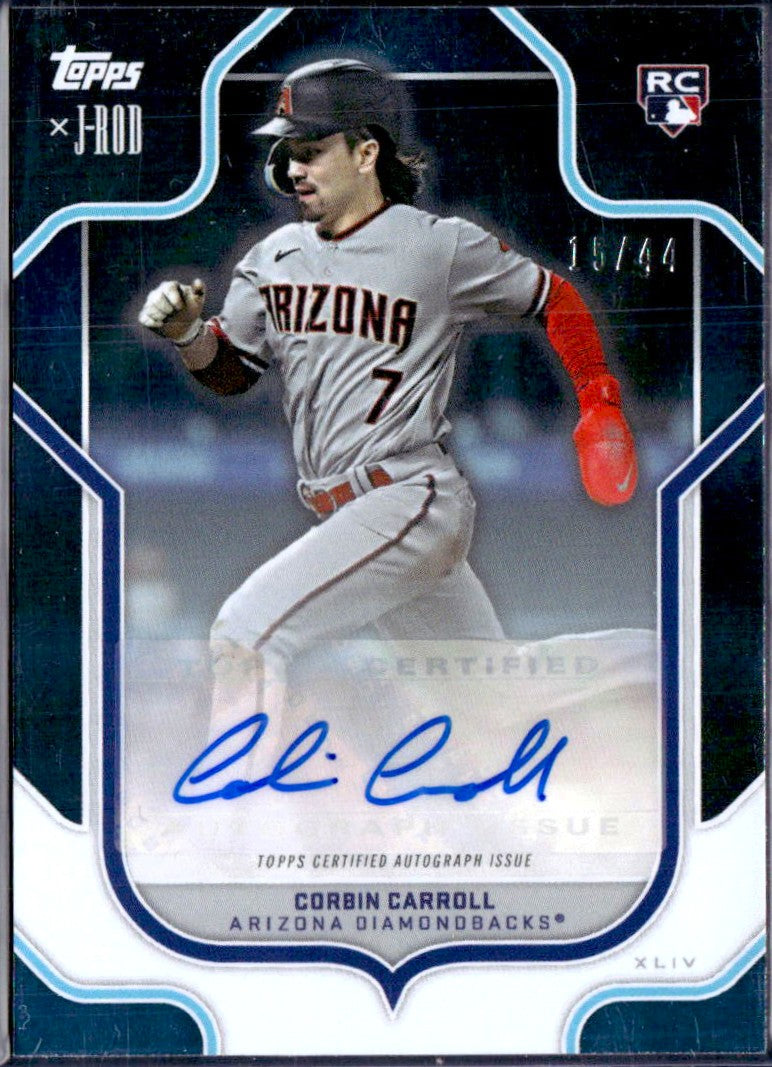 Julio Rodriguez RC 2023 Topps X Julio Rodriguez Rookie Auto SP 15/44