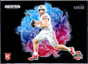 Will Howard RC 2025 Panini Prizm Black Color Blast Rookie SSP #3