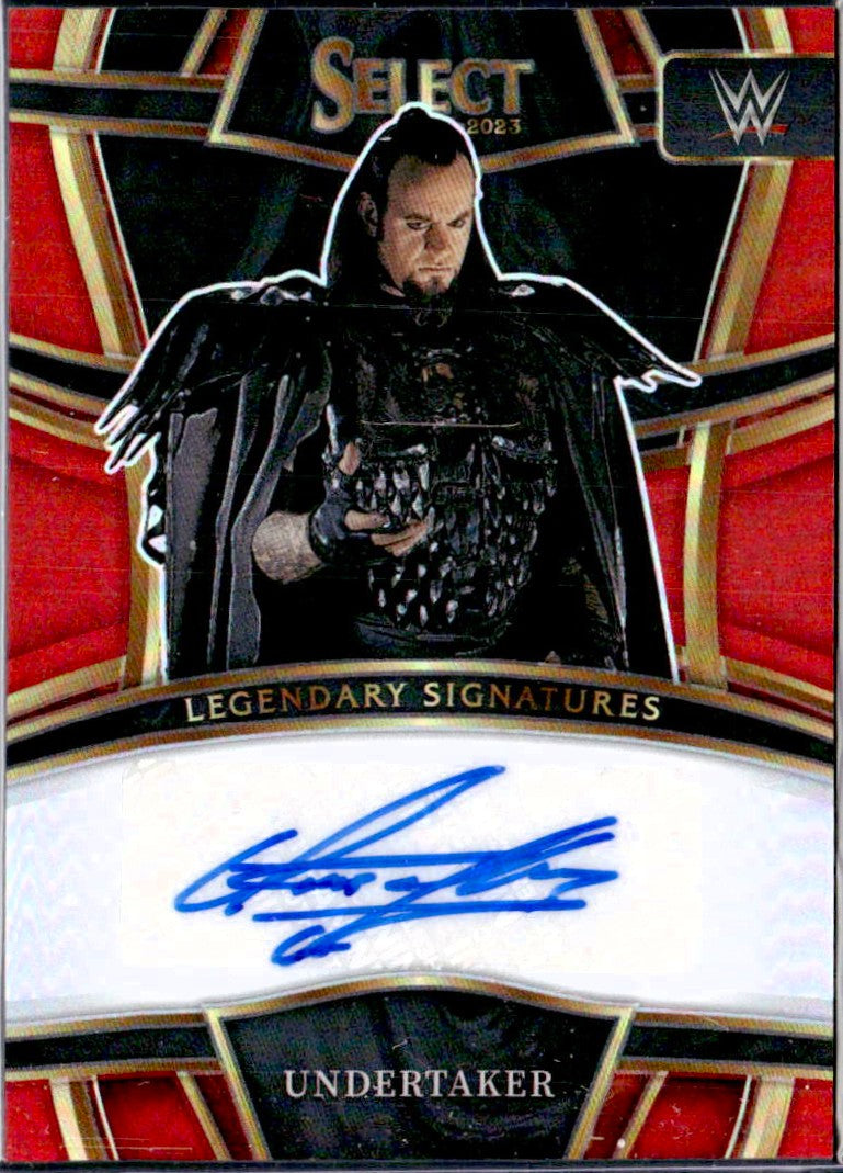 Undertaker 2023 Panini Select WWE Legendary Auto SP 14/60-1