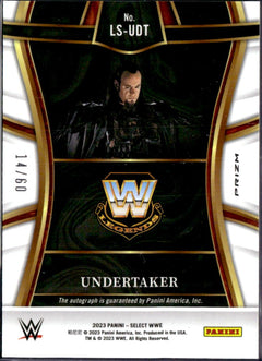 Undertaker 2023 Panini Select WWE Legendary Auto SP 14/60-2