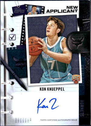 Kon Knueppel RC 2025-26 Topps New Applicant Rookie Auto