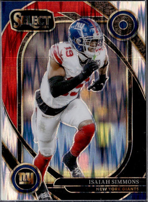Isaiah Simmons 2024 Panini Select Club Level Red White Blue Shock #261