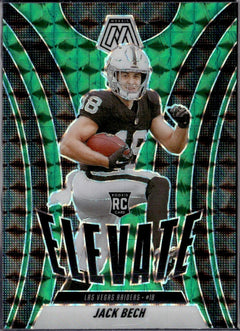 Jack Bech RC 2025 Panini Mosaic Green Mosaic Elevate Rookie #11-1