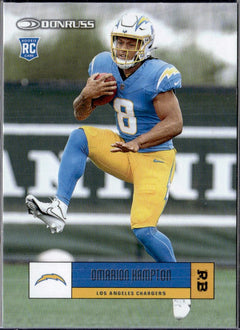 Omarion Hampton RC 2025 Donruss 2005 Retro Rookie-1