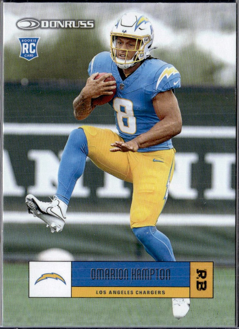 Omarion Hampton RC 2025 Donruss 2005 Retro Rookie