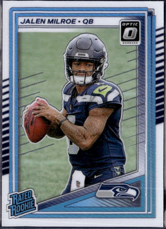 Jalen Milroe RC 2025 Donruss Optic Rated Rookie #253-1