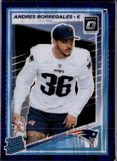 Andres Borregales RC 2025 Donruss Optic Purple Shock Rated Rookie #287-1