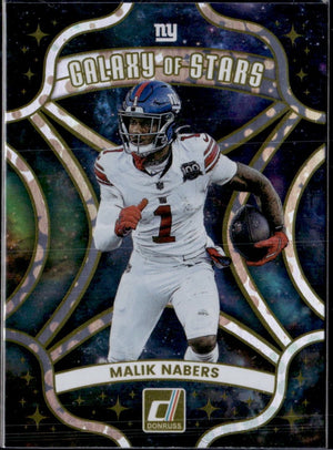 Malik Nabers 2025 Donruss Galaxy Of Stars #2