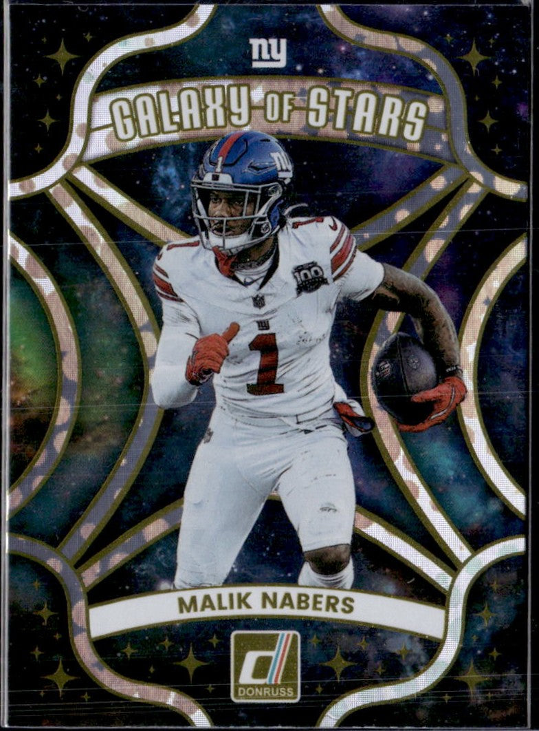 Malik Nabers 2025 Donruss Galaxy Of Stars #2
