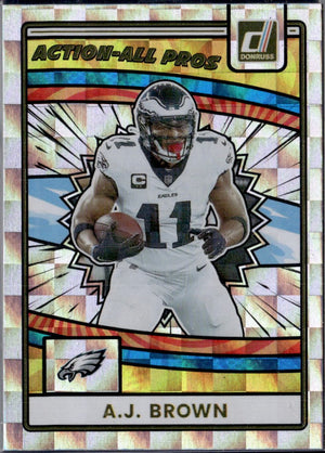 Aj Brown 2025 Donruss Action All Pros