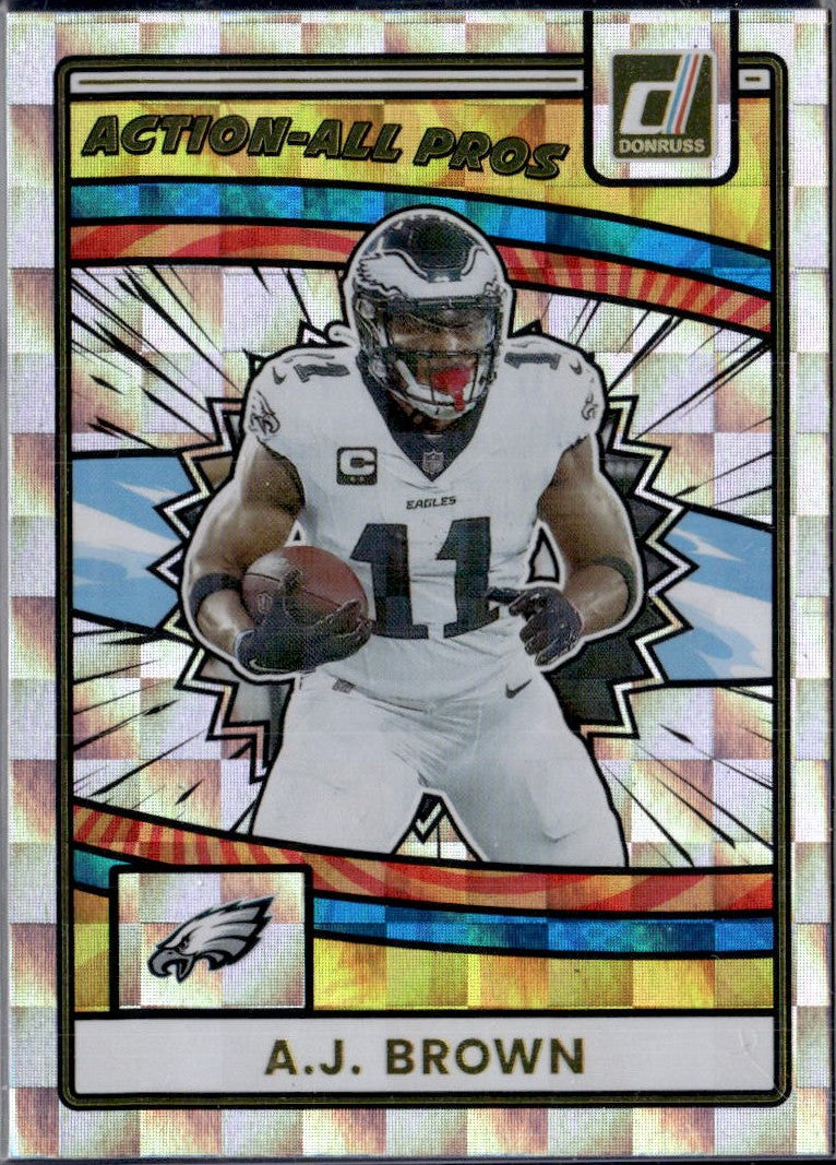 Aj Brown 2025 Donruss Action All Pros-1