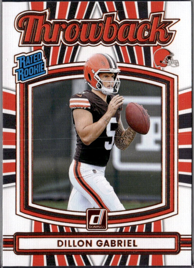 Dillon Gabriel RC 2025 Donruss Throwback Rated Rookie #15