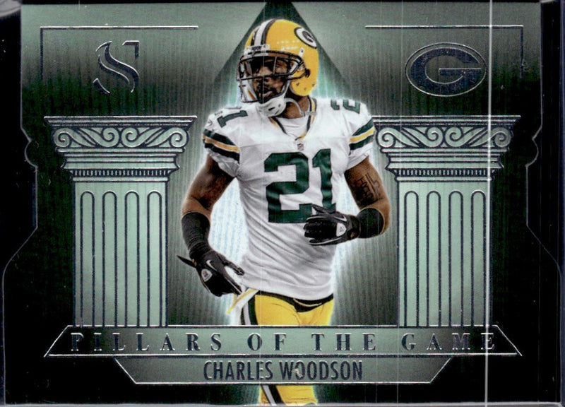 Charles Woodson 2025 Panini Silhouette Pillars Of The Game #28-1