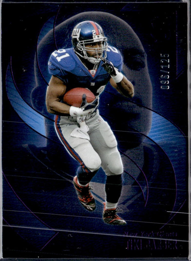 Tiki Barber 2025 Panini Silhouette Purple SP 96/125-1