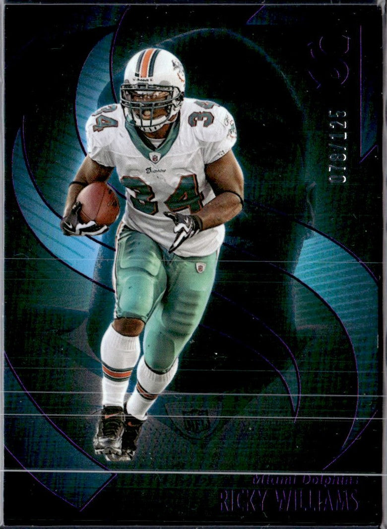 Ricky Williams 2025 Panini Silhouette Purple SP 78/125-1