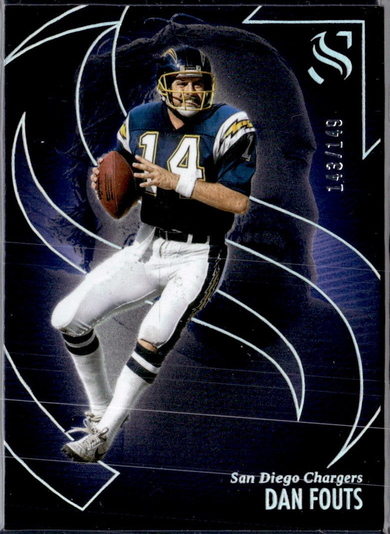 Dan Fouts 2025 Panini Silhouette Silver SP 143/149