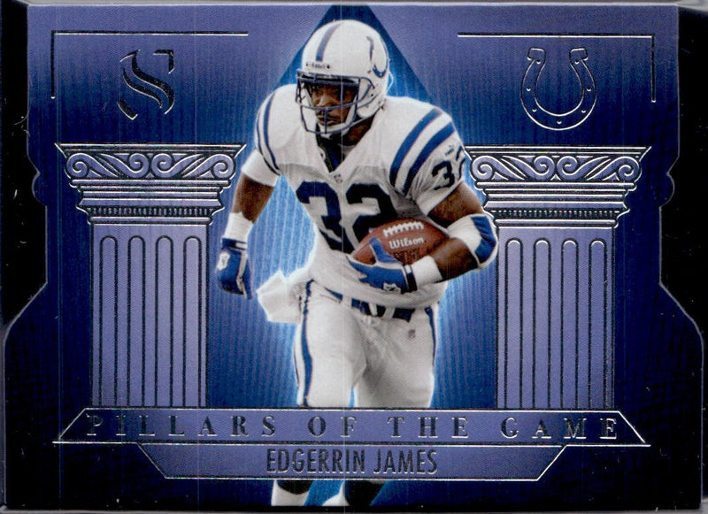 Edgerrin James 2025 Panini Silhouette Pillars Of The Game #39-1