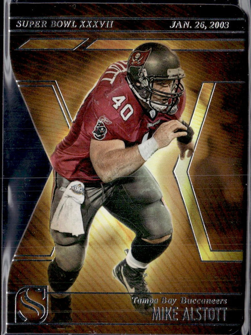 Mike Alstott 2025 Panini Silhouette Super Bowl XXXVII Die Cut #13-1