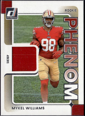 Mykel Williams RC 2025 Donruss Rookie Phenom Patch