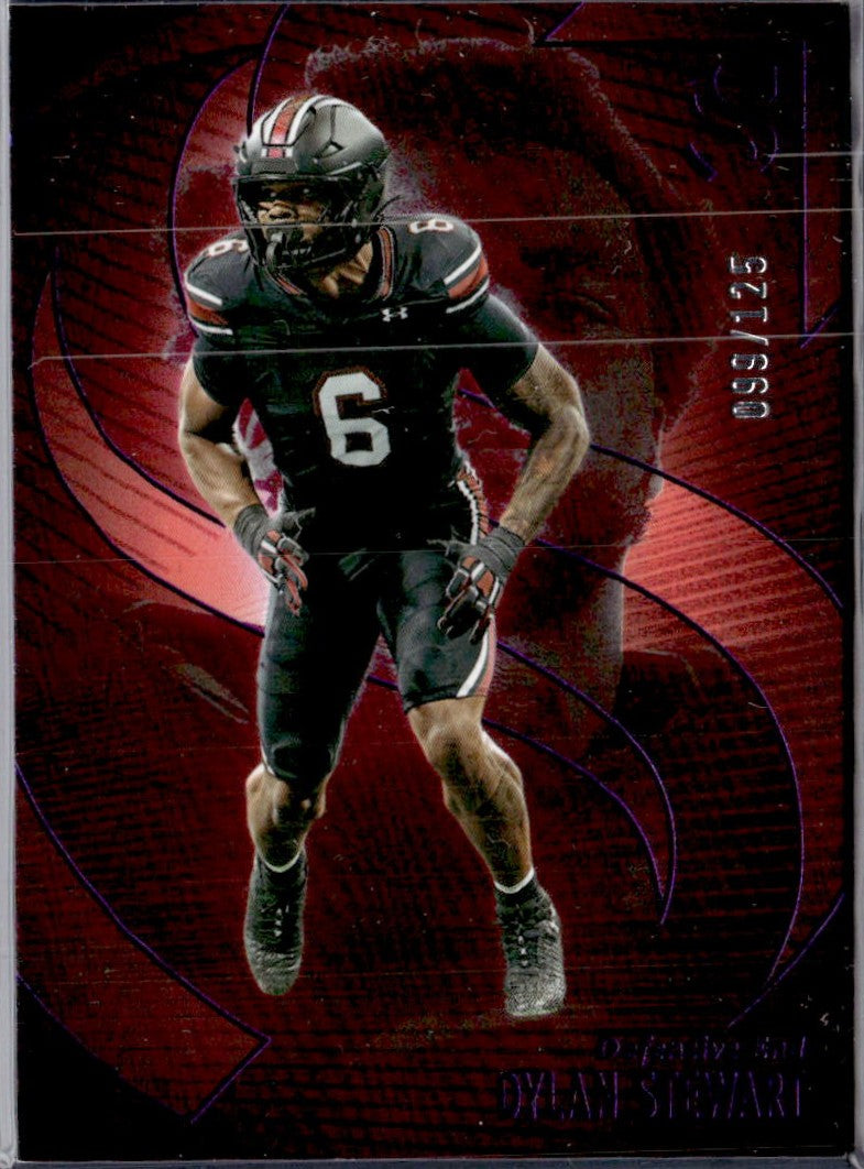 Dylan Stewart RC 2025 Panini Silhouette Purple Rookie SP 99/125