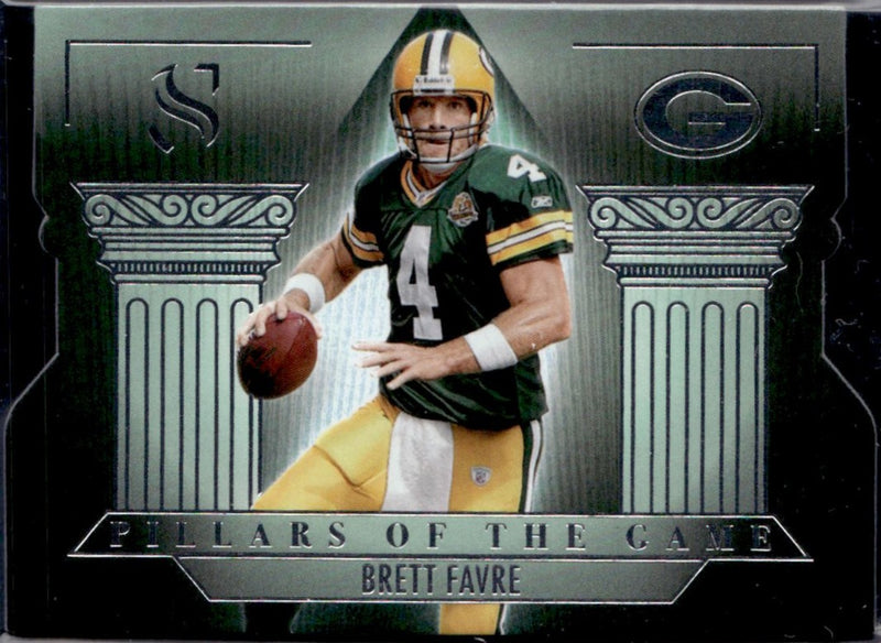 Brett Favre 2025 Panini Silhouette Pillars Of The Game #26-1