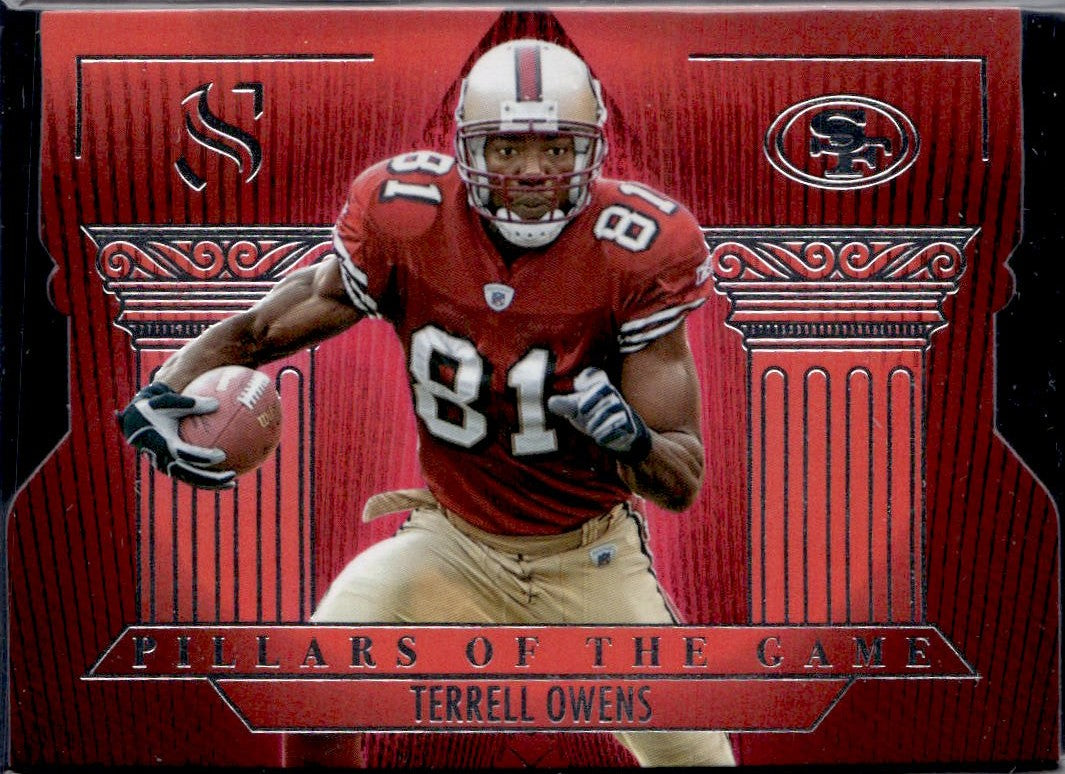 Terrell Owens 2025 Panini Silhouette Pillars Of The Game #20