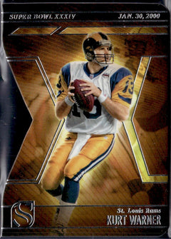 Kurt Warner 2025 Panini Silhouette Super Bowl XXXIV Die Cut #10-1