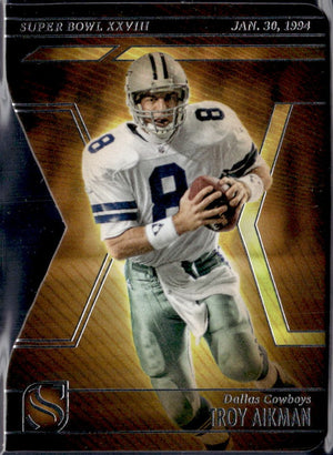 Troy Aikman 2025 Panini Silhouette Super Bowl XXVIII Die Cut #5