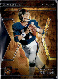 Phil Simms 2025 Panini Silhouette Super Bowl XXI Die Cut #19-1