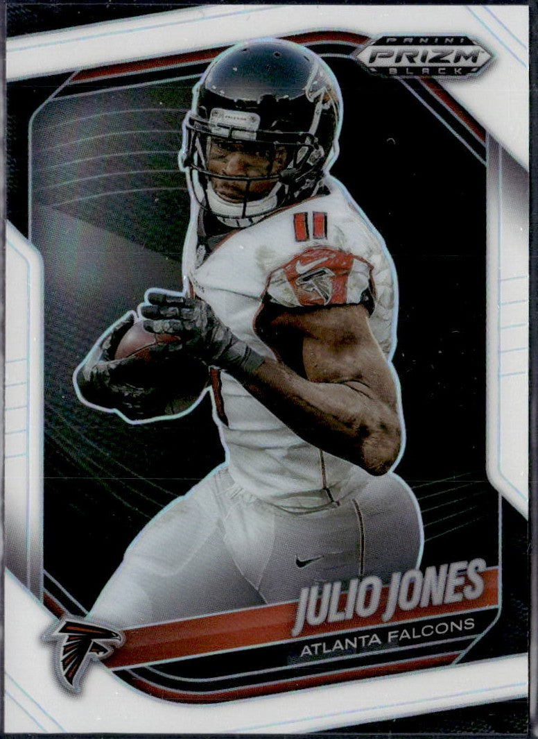 Julio Jones 2025 Panini Prizm Black White SP 102/175-1
