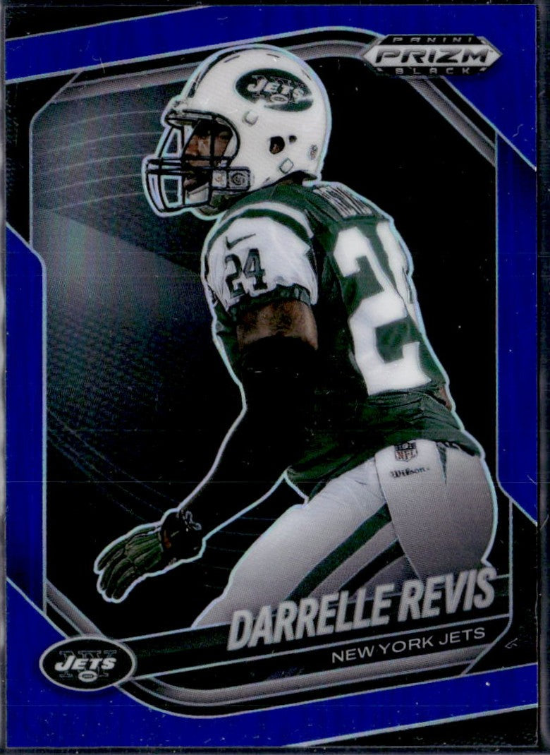 Darrelle Revis 2025 Panini Prizm Black Blue SP 159/199