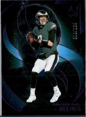 Nick Foles 2025 Panini Silhouette Purple SP 10/125