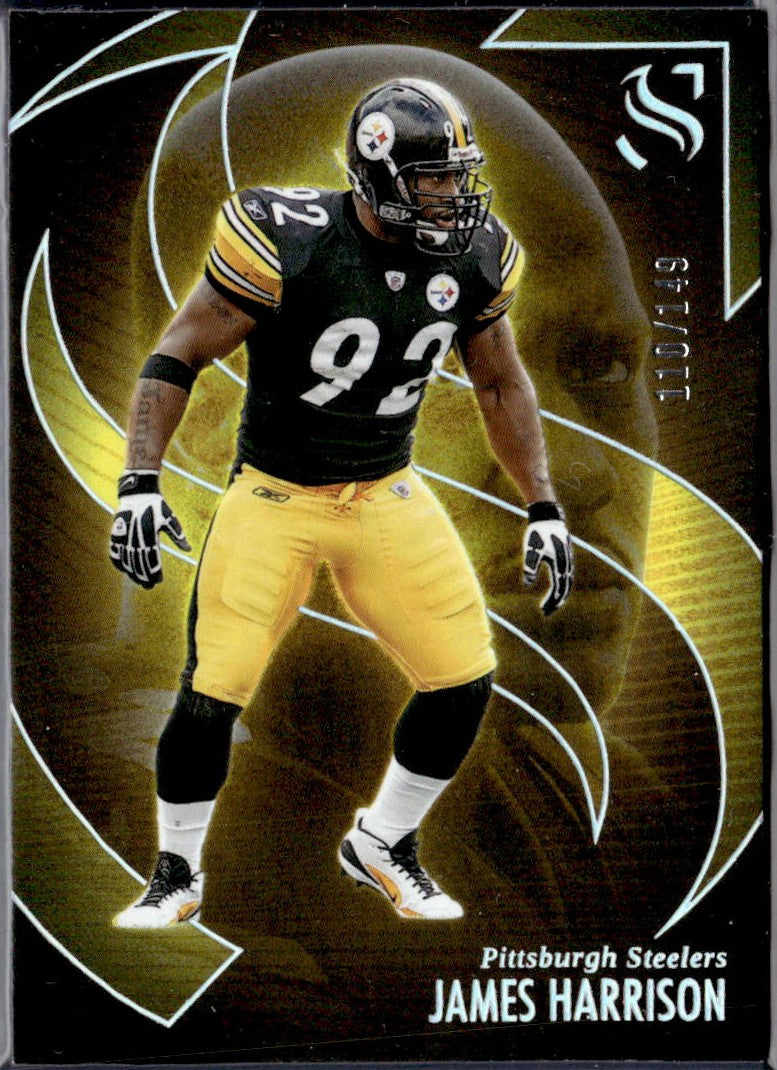 James Harrison 2025 Panini Silhouette Silver SP 110/149-1