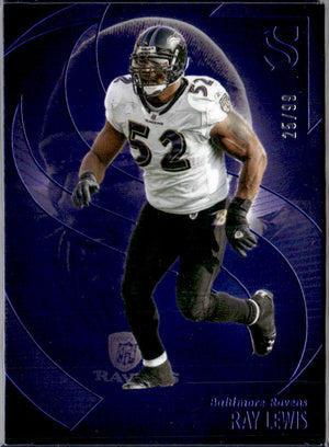 Ray Lewis 2025 Panini Silhouette Blue SP 25/99