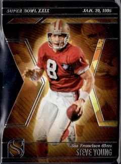 Steve Young 2025 Panini Silhouette Super Bowl XXIX Die Cut #6-1