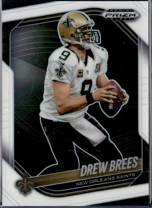 Drew Brees 2025 Panini Prizm Black White SP 40/175