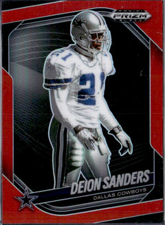 Deion Sanders 2025 Panini Prizm Black Red SP 250/299-1