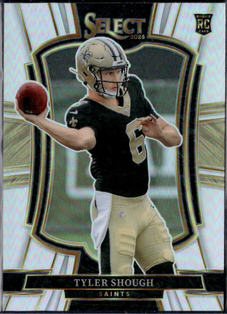 Tyler Shough RC 2025 Panini Select Premier Level Silver Rookie #141-1